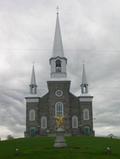 Église de Saint-Côme-Linière. Vue avant