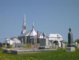 Cimetière de Saint-Évariste-de-Forsyth. Vue d'ensemble