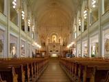 Église de Saint-Gédéon-de-Beauce. Vue intérieure