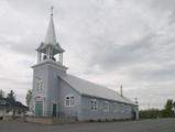 Église de Saint-Jean-de-la-Lande. Vue latérale