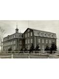 Ancien couvent de Saint-Charles-de-Bellechasse. Photographie apparaissant sur une carte postale utilisée en 1911