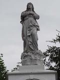 Chapelle de la Sainte-Vierge. Vue de détail de la statue de l'Assomption