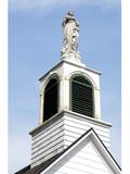 Chapelle de la Sainte-Vierge. Vue de détail du campanile et de la statue de l'Assomption.