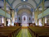 Église de Saint-Fortunat. Vue intérieure