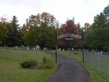 Cimetière Christ Church. Vue d'ensemble