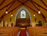 Église Thetford Mines United Church. Vue d'ensemble