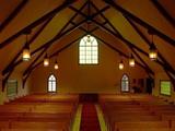 Église Thetford Mines United Church. Vue intérieure