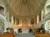 Église de Saint-Louis-de-Gonzague. Vue intérieure