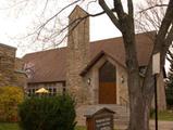 Église Presbyterian Church of the Town of Mount Royal. Vue avant