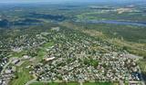 Site patrimonial d'Arvida. Vue aérienne