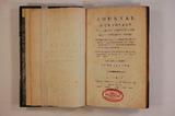 Livre (Journal d'un voyage fait dans l'intérieur de l'Amérique septentrionale : ouvrage dans lequel on donne des détails précieux sur l'insurrection des Anglo-Américains, et sur la chute désastreuse de leur papier-monnoie (Tome II, exemplaire I)). Page de titre