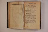 Livre (Journal d'un voyage fait dans l'intérieur de l'Amérique septentrionale : ouvrage dans lequel on donne des détails précieux sur l'insurrection des Anglo-Américains, et sur la chute désastreuse de leur papier-monnoie (Tome I, exemplaire I)). Intérieur de l'imprimé