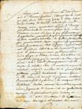 Document (Procuration à Pierre Paul Margane de Lavaltrie par Louise Godefroy de Tonnancour, veuve de Jean-Bte Nicolas Roch de Ramezay, relativement à la succession de Louise de Ramezay)