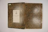 Livre (Extraits des archives des Ministères de la marine et de la guerre à Paris : Canada, correspondance générale: MM. Duquesne et Vaudreuil, gouverneurs-généraux, 1755-1760). Autocollant à l'intérieur du plat supérieur