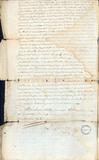 Document (Contrat de rente annuelle en faveur de messire Pierre Adolphe Guibert de La Saudraye, sulpicien, par Pierre Arrivée et Marianne Payet, sa femme)