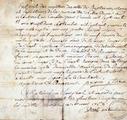 Document (Extrait de baptême de Marie-Angélique de La Corne de Chapt)