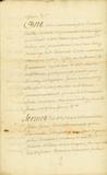 Document (Contrat de mariage de Michel Chartier de Lotbinière et Louise Madeleine Chaussegros de Léry)