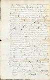 Document (Titre de concession d'un terrain rue Notre-Dame, cédé à feu M. Perrot, curé, à la demande de Jean Martinet de Fontblanche, curateur de la succession)