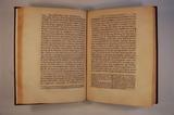 Livre (Recherches critiques et historiques sur l'origine, sur les divers etats et sur les progrès de la chirurgie en France). Intérieur de l'imprimé