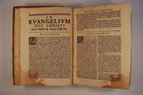 Livre (Cornelii clansenii leerdamensis, S.T.D. et prof. Lovaniensis, episcopi & prensis, Tetrateuchus, sive commentarius in sancta Iesu Christi evangelia). Intérieur de l'imprimé