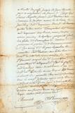 Document (Vente de droits successifs à Martin Curot, par Poudret et sa femme, Marie Ferron Sanserre)