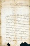 Document (Requête de Pierre Guy pour l'estimation par expertise d'une maison de la succession de Jean Lalande)