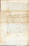 Document (Acte de tutelle pour la garde noble des enfants de Louis de Chapt de LaCorne St-Luc, à son épouse, Élizabeth de Ramezay, par les capitaines de milice)