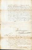 Document (Ordonnance obligeant les concessionnaires de St-Pierre-les-Becquets de tenir feu et lieu sous peine de réunion de leurs terres au domaine seigneurial)