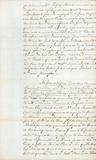 Document (Vente de la seigneurie de Métis par Louise Le Gardeur, veuve de Augustin Rouër de La Cordonnière, à Nicolas Lanouillier)