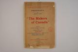 Livre (Prospectus and specimen pages of "The Makers of Canada"). Extérieur de l'imprimé