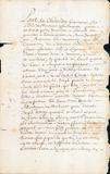 Document (Concession de 30 arpents à Jacques Archambault)