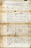 Document (Concession d'emplacement, près du moulin, par de Belmont à Antoine Boudria)