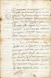 Document (Concession de terre de 2 arpents par 25, en haut bois à Boucherville par Pierre Boucher de Boucherville à Jean Bellet dit La Chaussée)