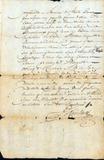 Document (Concession de terre à la Côte St-Charles de Longueuil par Charles Lemoine de Longueuil à Jean Cailloux dit Baron)