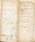 Document (Concession de terre à la Côte St-Charles de Longueuil par Charles Lemoine de Longueuil à Jean Cailloux dit Baron)