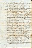 Document (Vente de maison, rue St-François, par Léonard Paillé à Jean-Bte Maurisseau)