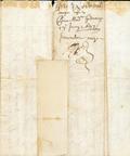 Document (Bornage des terrains de Basset et de la veuve Gervaise, rue St-Joseph)
