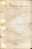Document (Contrat entre Jean Lalande et Guillaume Valade, maître-maçon, pour la construction d'une maison de pierre)