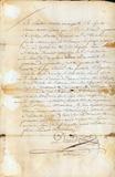 Document (Contrat entre Jean Lalande et Guillaume Valade, maître-maçon, pour la construction d'une maison de pierre)