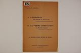 Brochure (L'épiscopat : son origine et son oeuvre, allocution prononcée le 26 septembre 1909 : II. La femme chrétienne sa mission sociale, sermon prêché le 13 octobre 1909). Page de titre