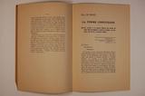 Brochure (L'épiscopat : son origine et son oeuvre, allocution prononcée le 26 septembre 1909 : II. La femme chrétienne sa mission sociale, sermon prêché le 13 octobre 1909). Intérieur de l'imprimé