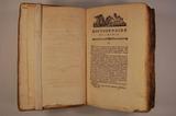 Livre (Dictionnaire de chymie : contenant la théorie et la pratique de cette science, son application à la physique, à l'histoire naturelle, à la médecine & aux arts dépendans de la chymie). Intérieur de l'imprimé