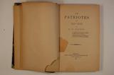 Livre (Les Patriotes de 1837-1838). Page de titre