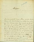 Document (Lettre de Curatteau à François Baby)