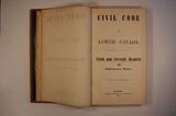 Livre (Code civil du Bas-Canada (Volume III)). Page de titre anglaise