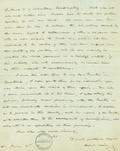 Document (Lettre de Ed. Ellice à W. Burns)