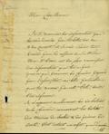 Document (Lettre de J. E. Faribault à B. Joliette)
