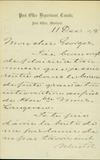 Document (Lettre de A. de Gaspé à George Baby)