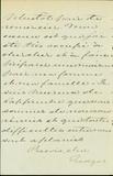 Document (Lettre de A. de Gaspé à George Baby)