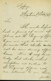 Document (Lettre de Alfred A. de Gaspé à George Baby)